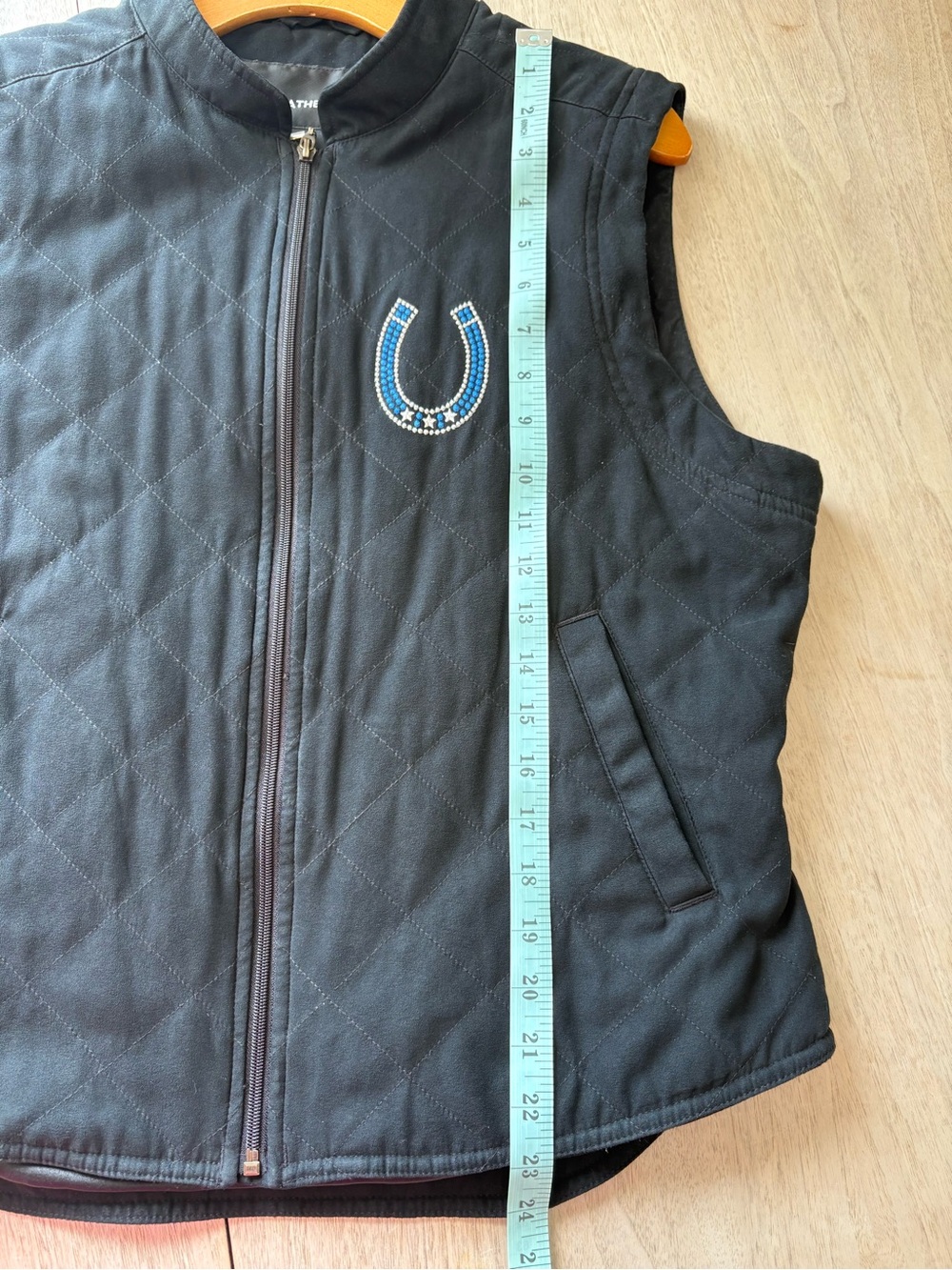Weatherproof Indianapolis Colts black quilted vest with embroidered logo - Picture 5 of 9